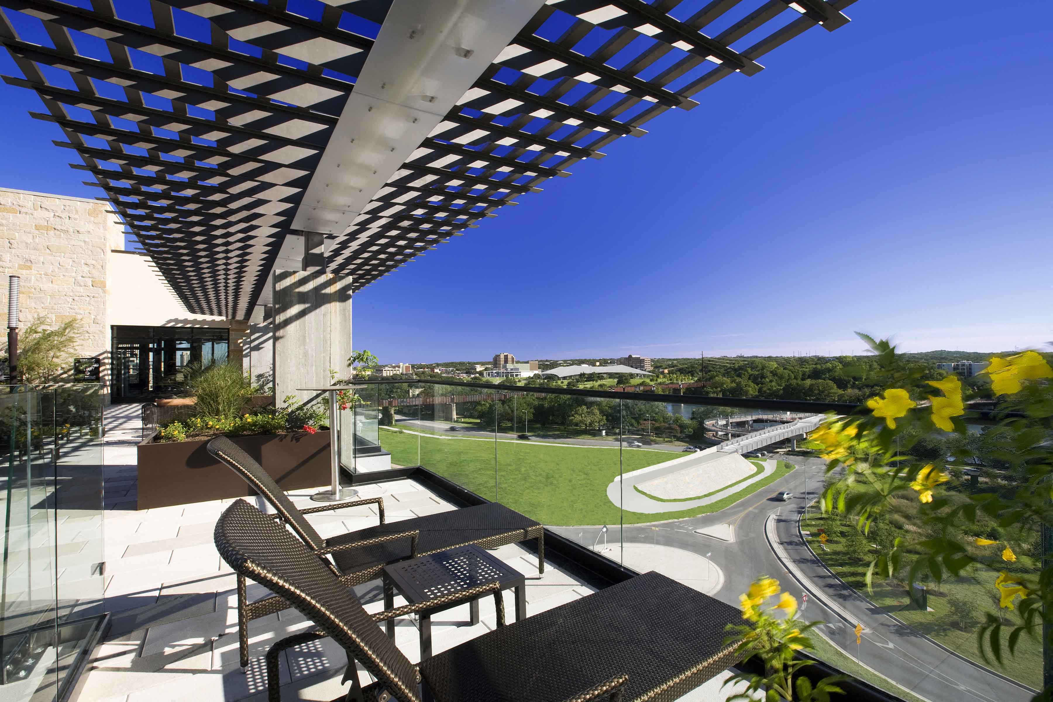 Rooftop view from pool